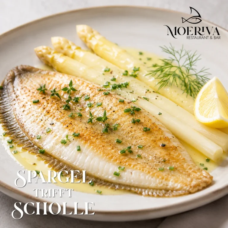 Spargel trifft Scholle – Genussbuffet im Moeriva
